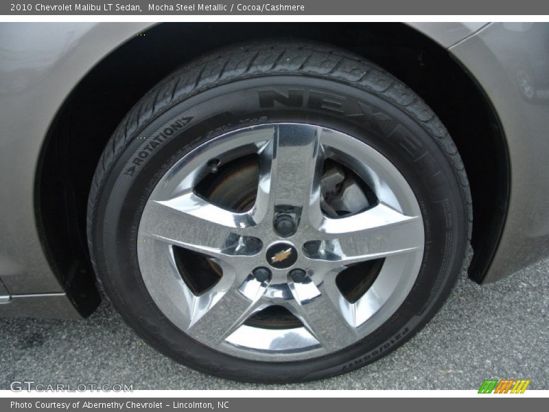 Mocha Steel Metallic / Cocoa/Cashmere 2010 Chevrolet Malibu LT Sedan