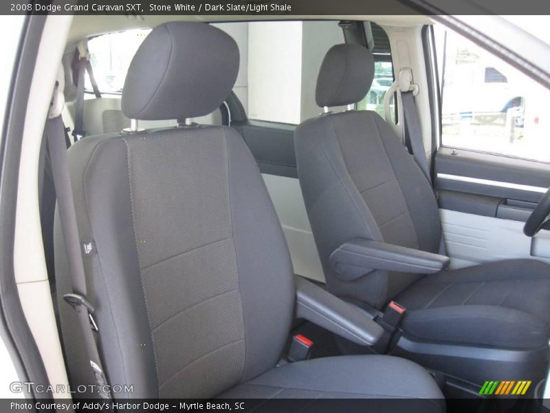 Stone White / Dark Slate/Light Shale 2008 Dodge Grand Caravan SXT