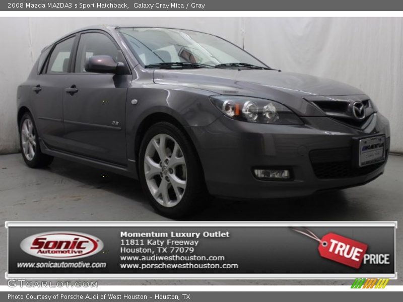 Galaxy Gray Mica / Gray 2008 Mazda MAZDA3 s Sport Hatchback