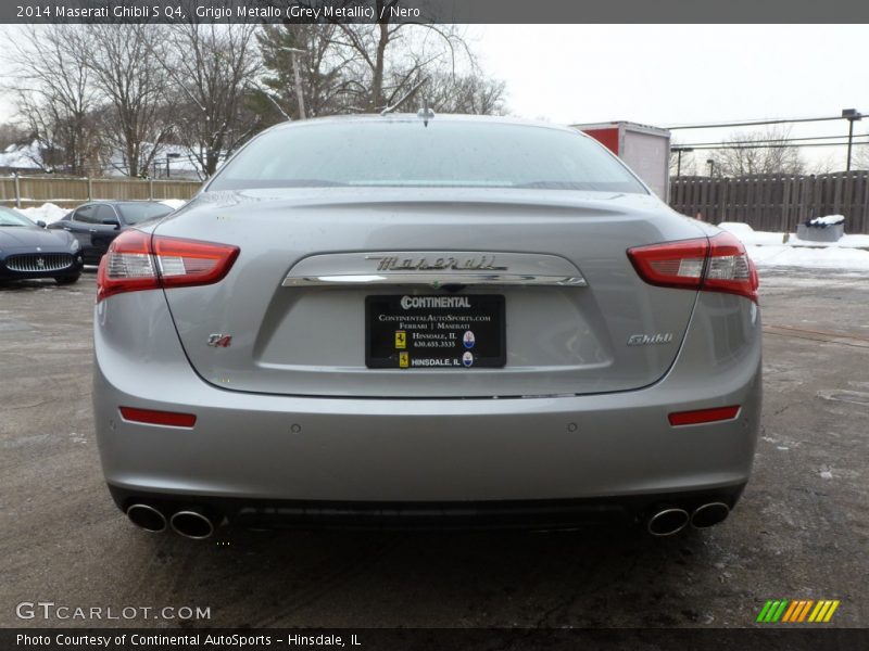 Grigio Metallo (Grey Metallic) / Nero 2014 Maserati Ghibli S Q4