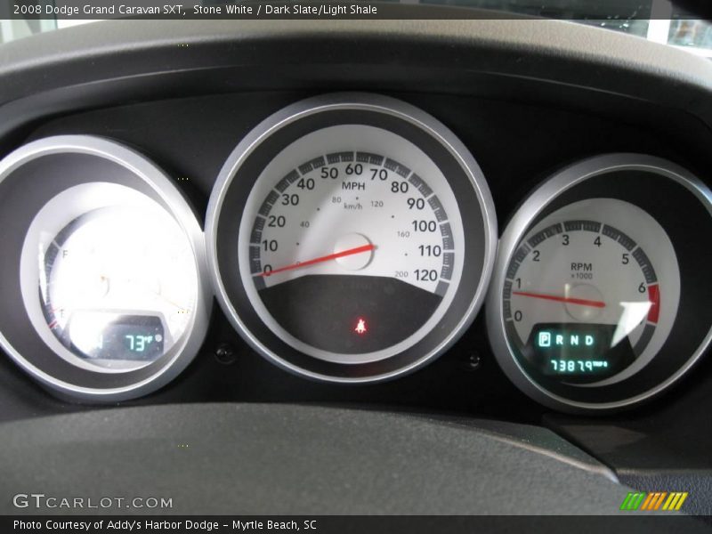 Stone White / Dark Slate/Light Shale 2008 Dodge Grand Caravan SXT
