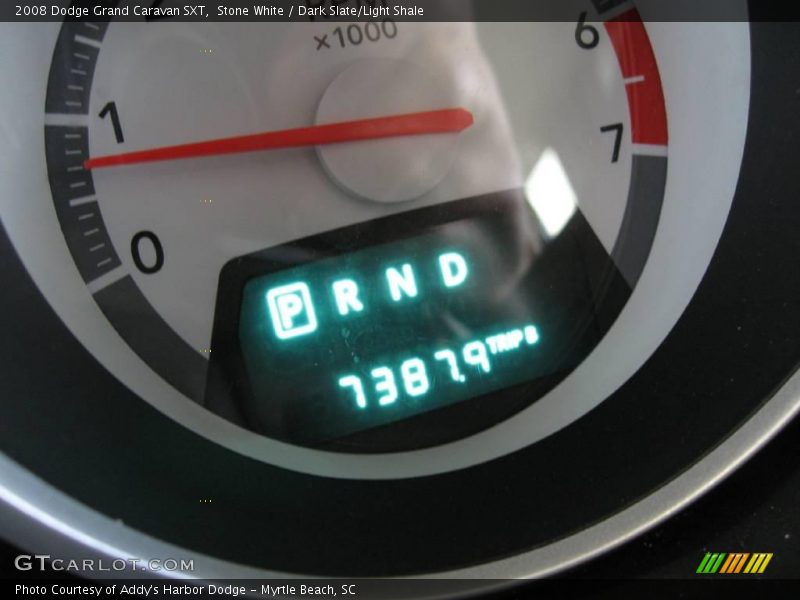 Stone White / Dark Slate/Light Shale 2008 Dodge Grand Caravan SXT