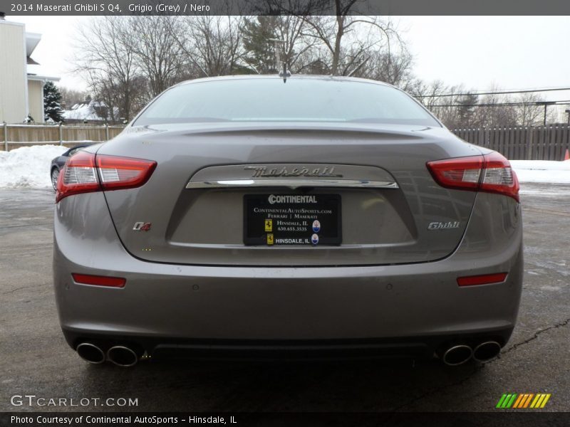 Grigio (Grey) / Nero 2014 Maserati Ghibli S Q4