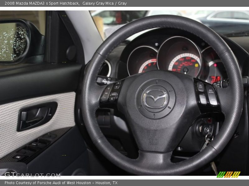 Galaxy Gray Mica / Gray 2008 Mazda MAZDA3 s Sport Hatchback
