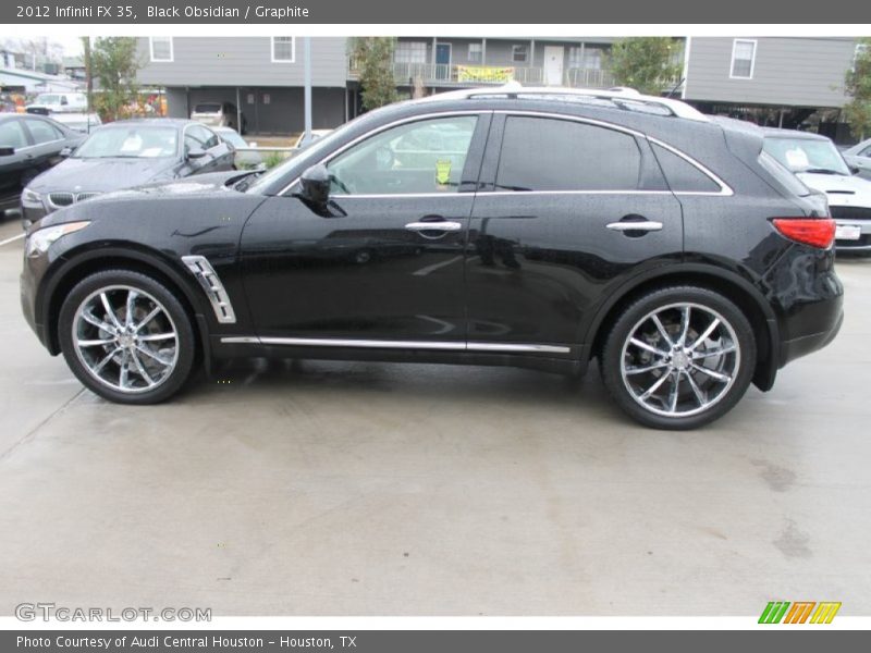 Black Obsidian / Graphite 2012 Infiniti FX 35