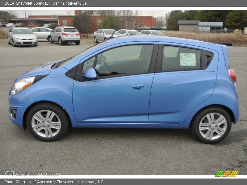 Denim / Silver/Blue 2014 Chevrolet Spark LS