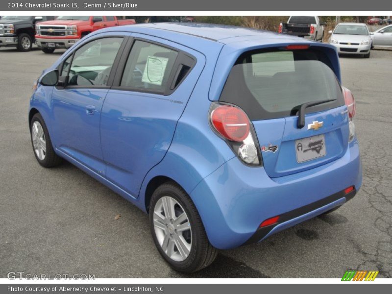 Denim / Silver/Blue 2014 Chevrolet Spark LS