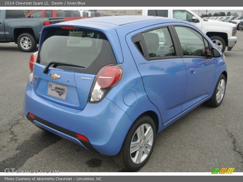 Denim / Silver/Blue 2014 Chevrolet Spark LS