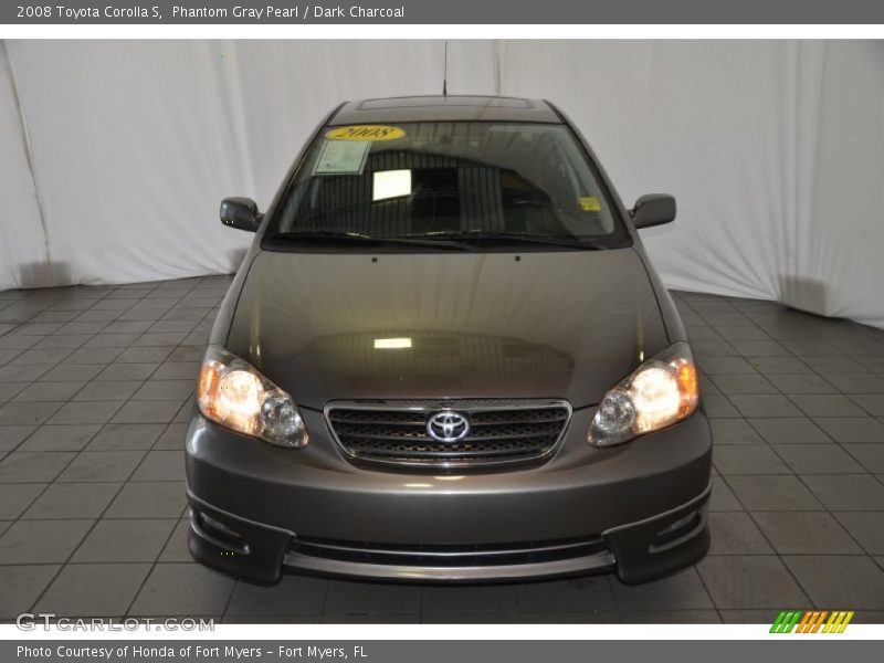 Phantom Gray Pearl / Dark Charcoal 2008 Toyota Corolla S