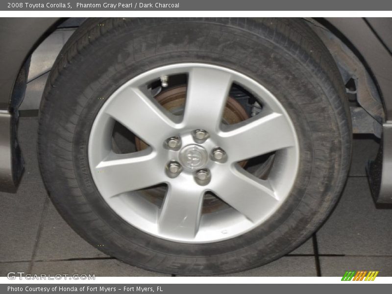 Phantom Gray Pearl / Dark Charcoal 2008 Toyota Corolla S