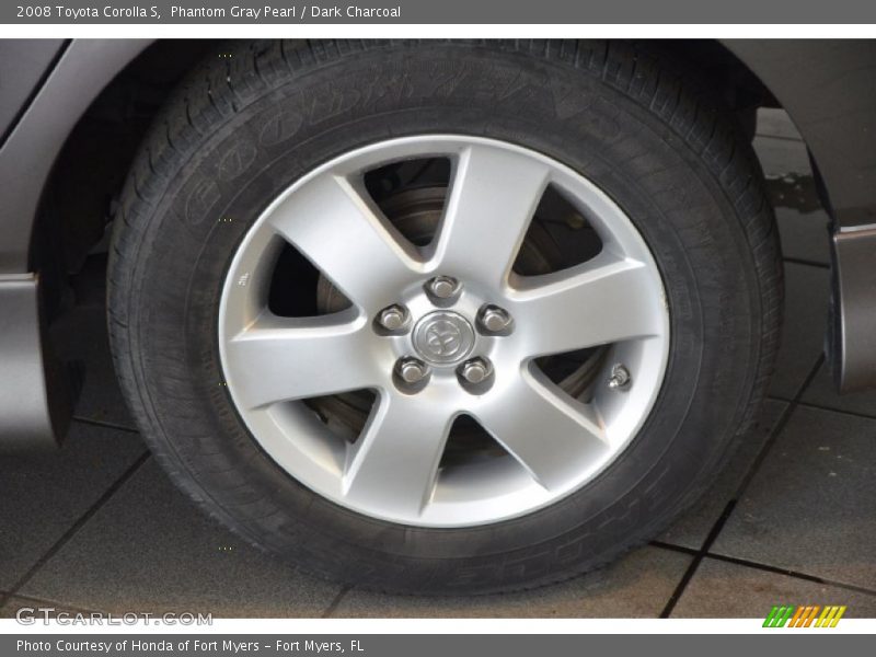 Phantom Gray Pearl / Dark Charcoal 2008 Toyota Corolla S