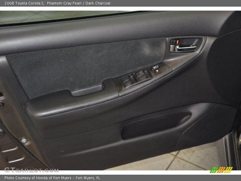 Phantom Gray Pearl / Dark Charcoal 2008 Toyota Corolla S
