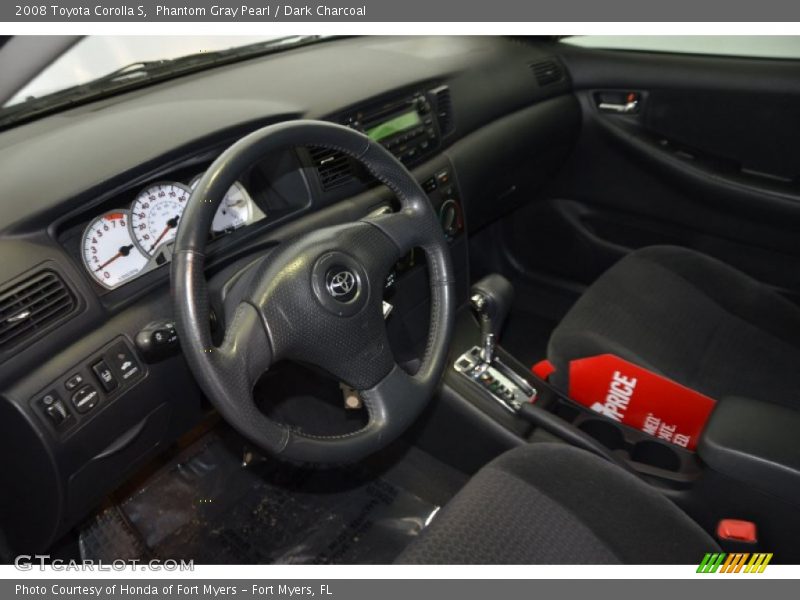 Phantom Gray Pearl / Dark Charcoal 2008 Toyota Corolla S