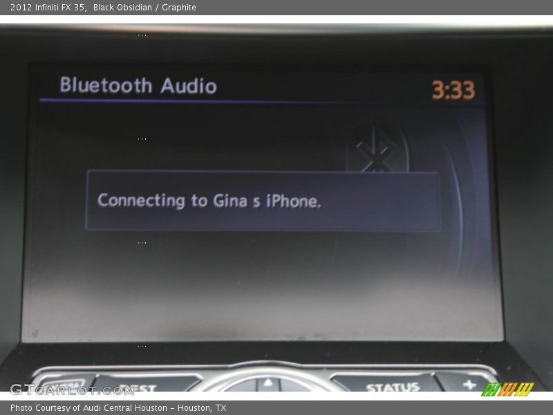 Black Obsidian / Graphite 2012 Infiniti FX 35