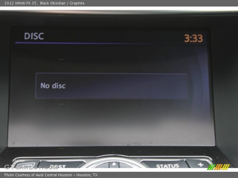 Black Obsidian / Graphite 2012 Infiniti FX 35