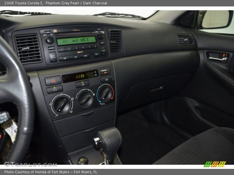Phantom Gray Pearl / Dark Charcoal 2008 Toyota Corolla S