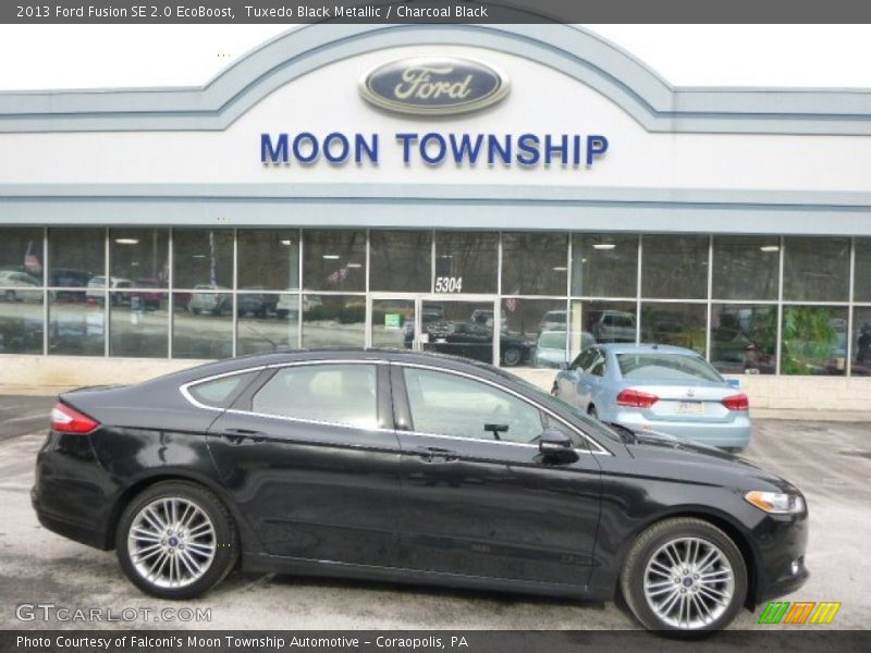 Tuxedo Black Metallic / Charcoal Black 2013 Ford Fusion SE 2.0 EcoBoost
