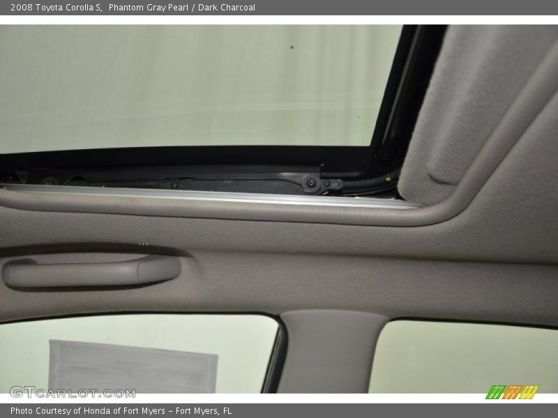 Phantom Gray Pearl / Dark Charcoal 2008 Toyota Corolla S