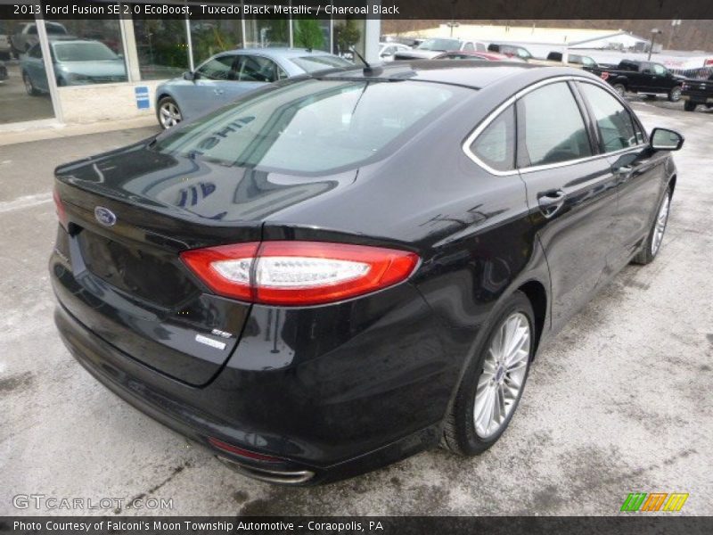 Tuxedo Black Metallic / Charcoal Black 2013 Ford Fusion SE 2.0 EcoBoost