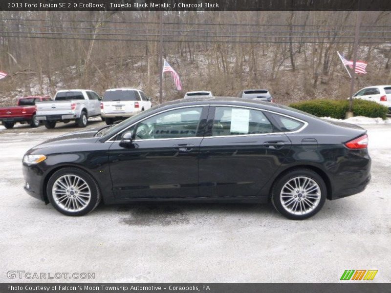 Tuxedo Black Metallic / Charcoal Black 2013 Ford Fusion SE 2.0 EcoBoost