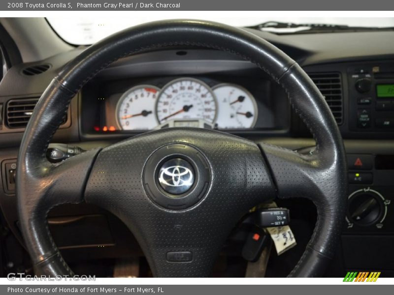 Phantom Gray Pearl / Dark Charcoal 2008 Toyota Corolla S