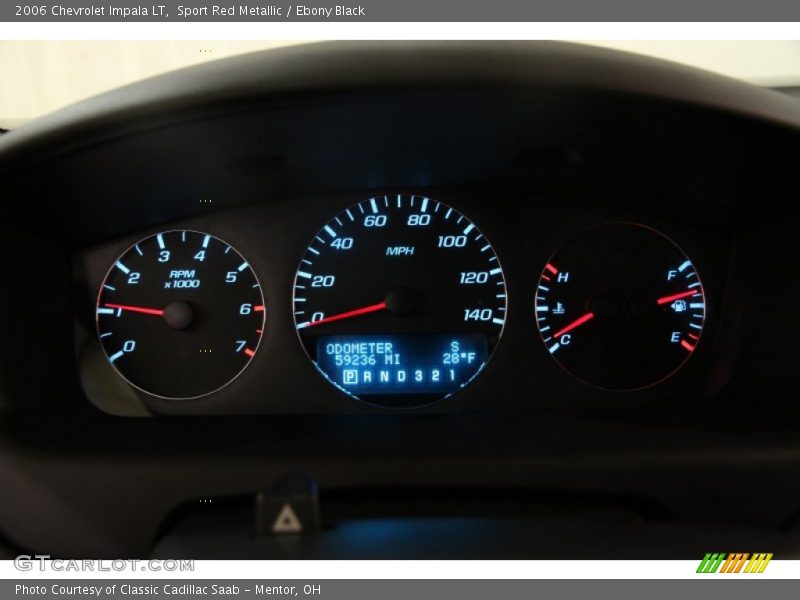 Sport Red Metallic / Ebony Black 2006 Chevrolet Impala LT