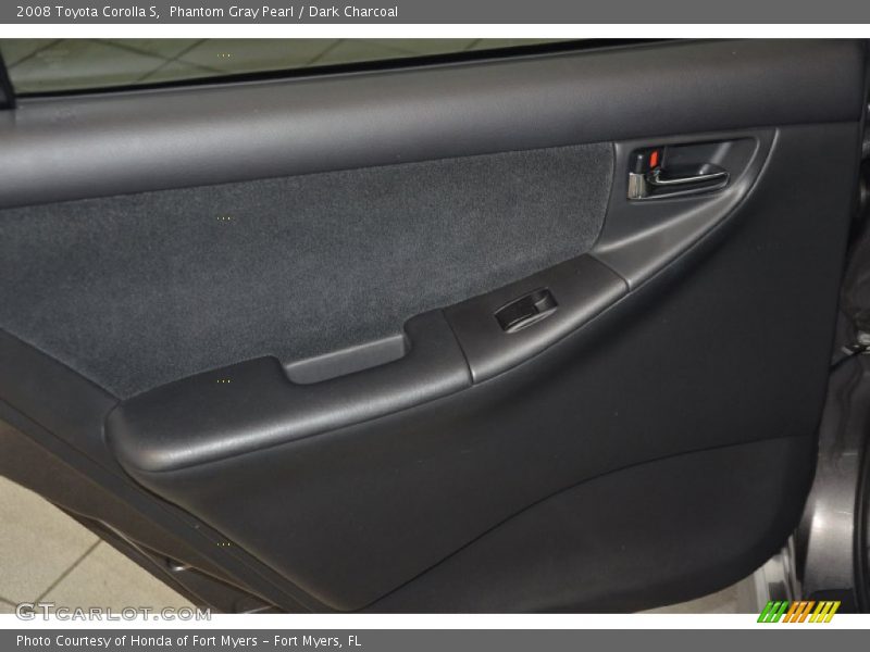 Phantom Gray Pearl / Dark Charcoal 2008 Toyota Corolla S