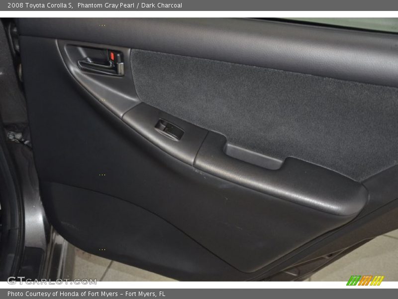 Phantom Gray Pearl / Dark Charcoal 2008 Toyota Corolla S