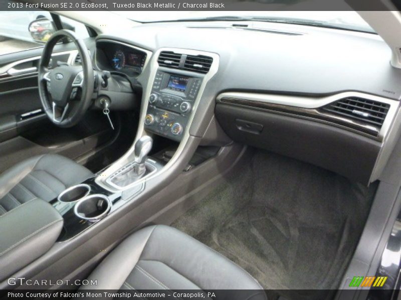 Tuxedo Black Metallic / Charcoal Black 2013 Ford Fusion SE 2.0 EcoBoost
