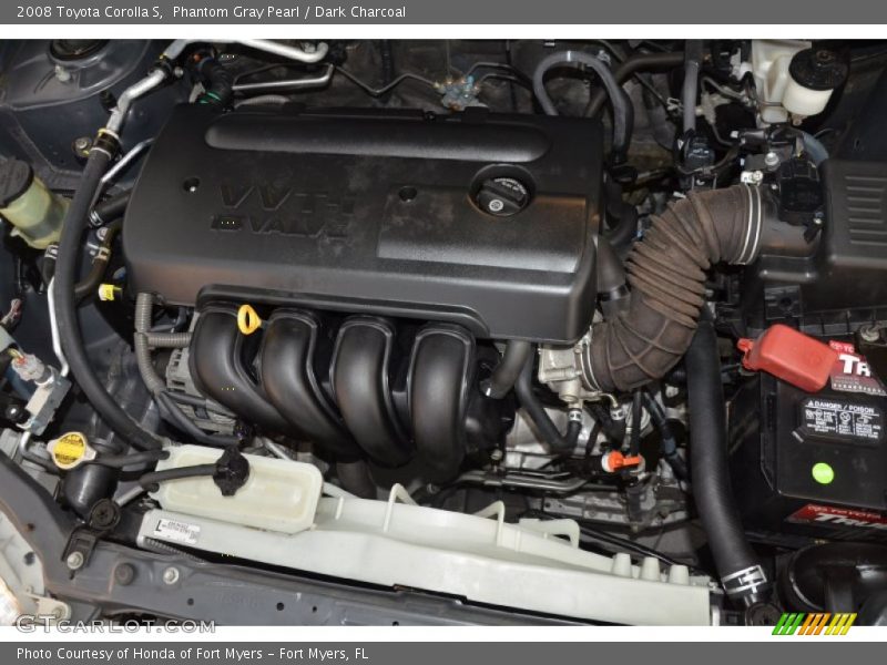 Phantom Gray Pearl / Dark Charcoal 2008 Toyota Corolla S