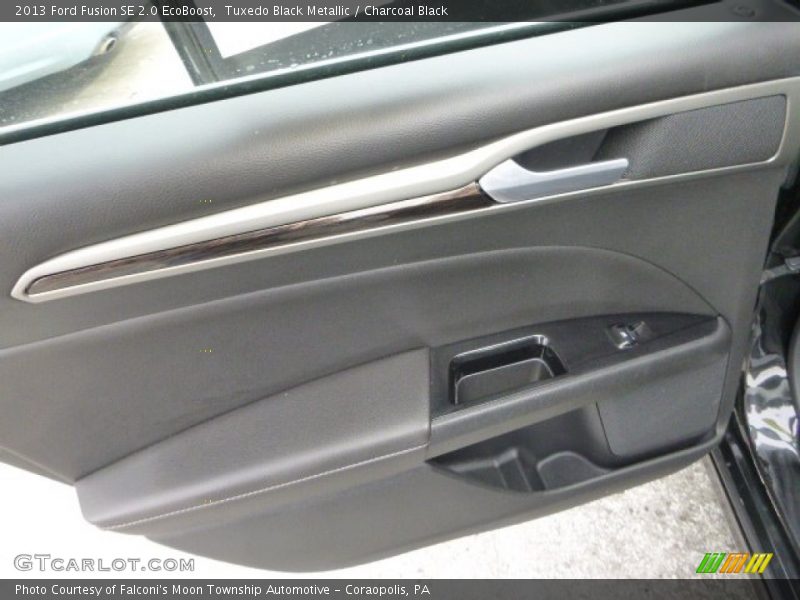Tuxedo Black Metallic / Charcoal Black 2013 Ford Fusion SE 2.0 EcoBoost