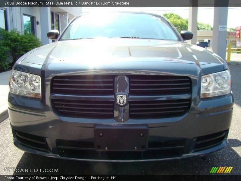 Steel Blue Metallic / Dark Khaki/Light Graystone 2008 Dodge Magnum