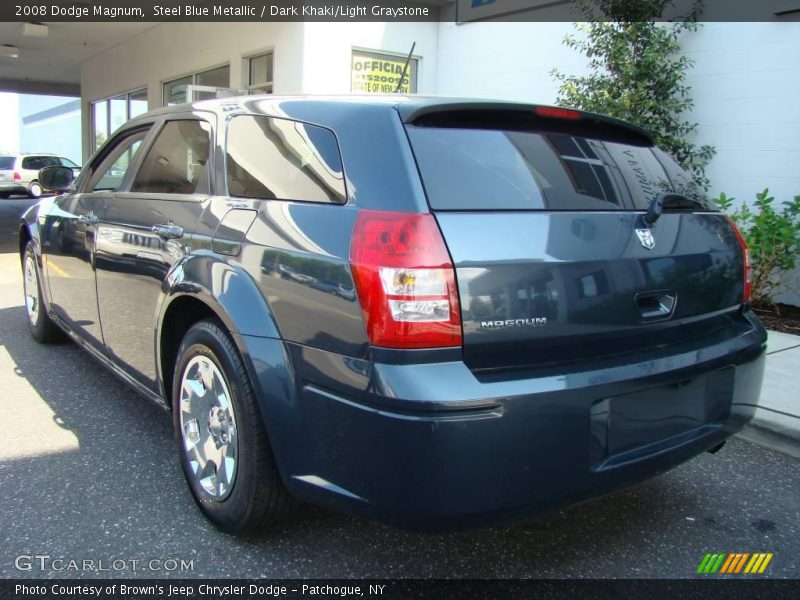 Steel Blue Metallic / Dark Khaki/Light Graystone 2008 Dodge Magnum