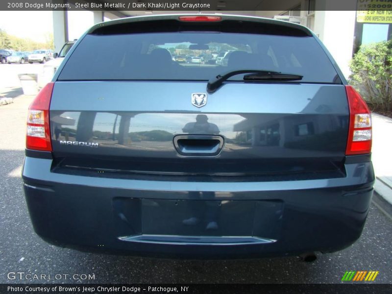 Steel Blue Metallic / Dark Khaki/Light Graystone 2008 Dodge Magnum