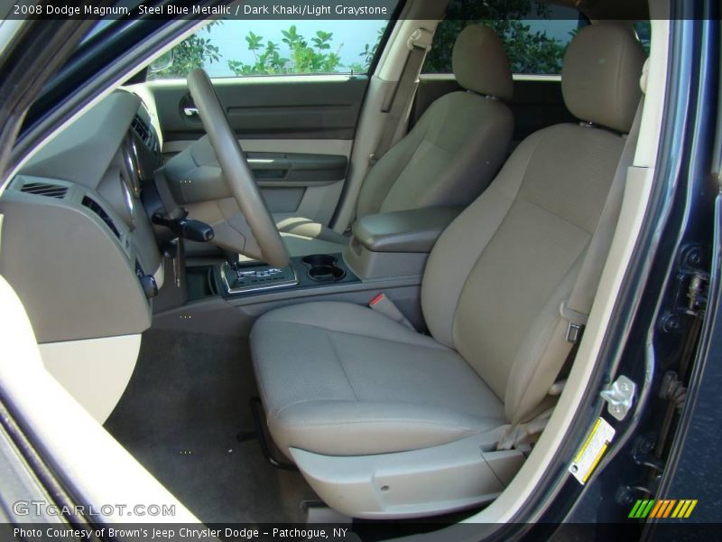 Steel Blue Metallic / Dark Khaki/Light Graystone 2008 Dodge Magnum
