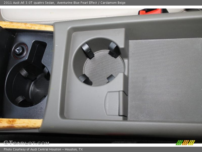 Aventurine Blue Pearl Effect / Cardamom Beige 2011 Audi A6 3.0T quattro Sedan