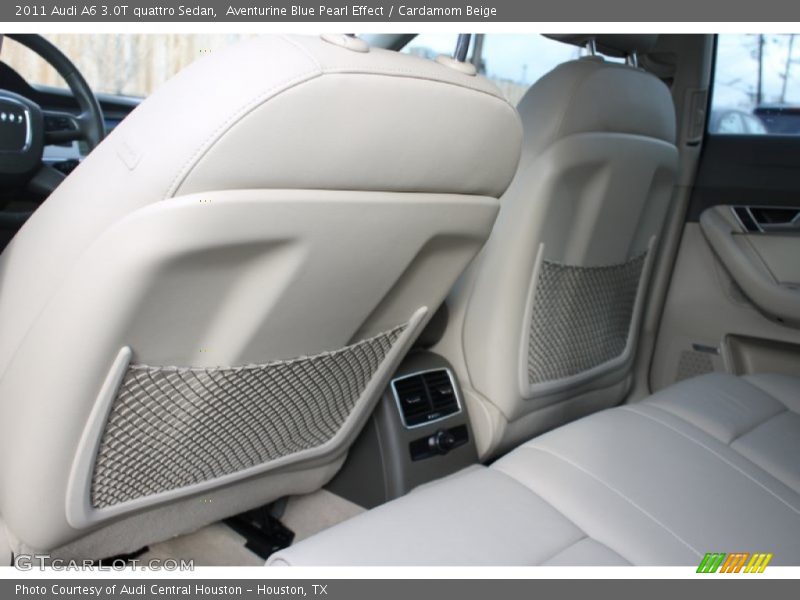 Aventurine Blue Pearl Effect / Cardamom Beige 2011 Audi A6 3.0T quattro Sedan