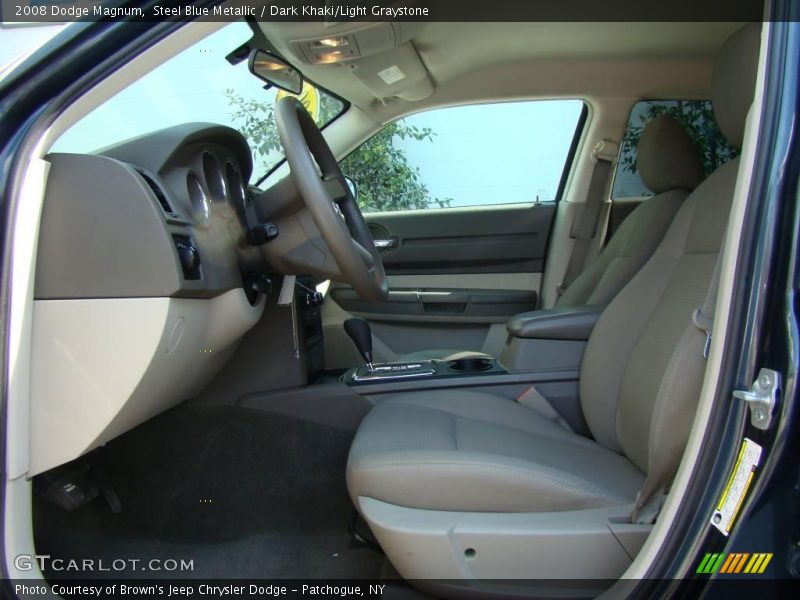 Steel Blue Metallic / Dark Khaki/Light Graystone 2008 Dodge Magnum