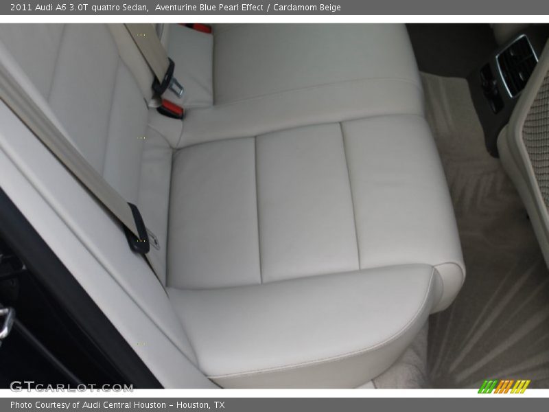 Aventurine Blue Pearl Effect / Cardamom Beige 2011 Audi A6 3.0T quattro Sedan