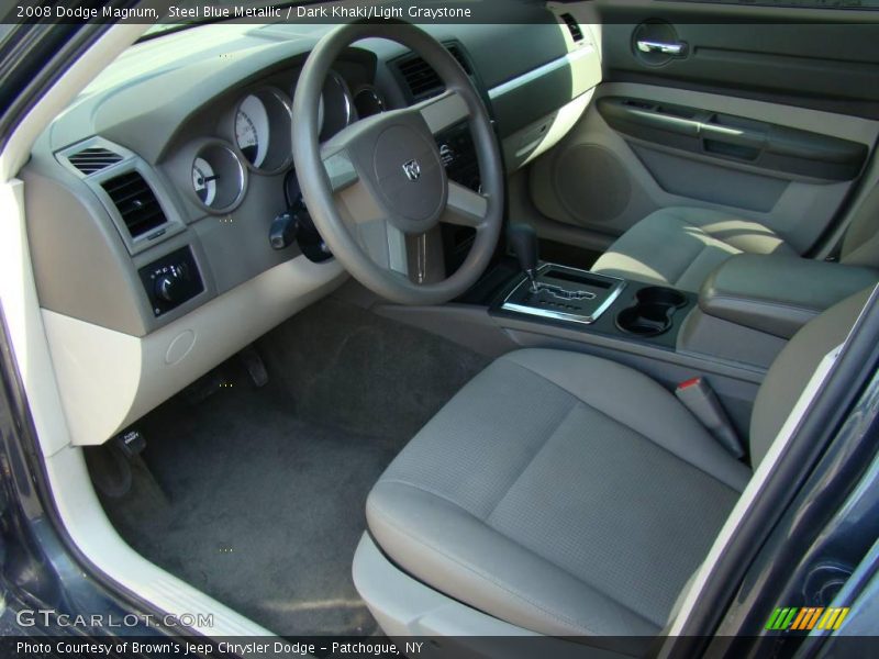 Steel Blue Metallic / Dark Khaki/Light Graystone 2008 Dodge Magnum