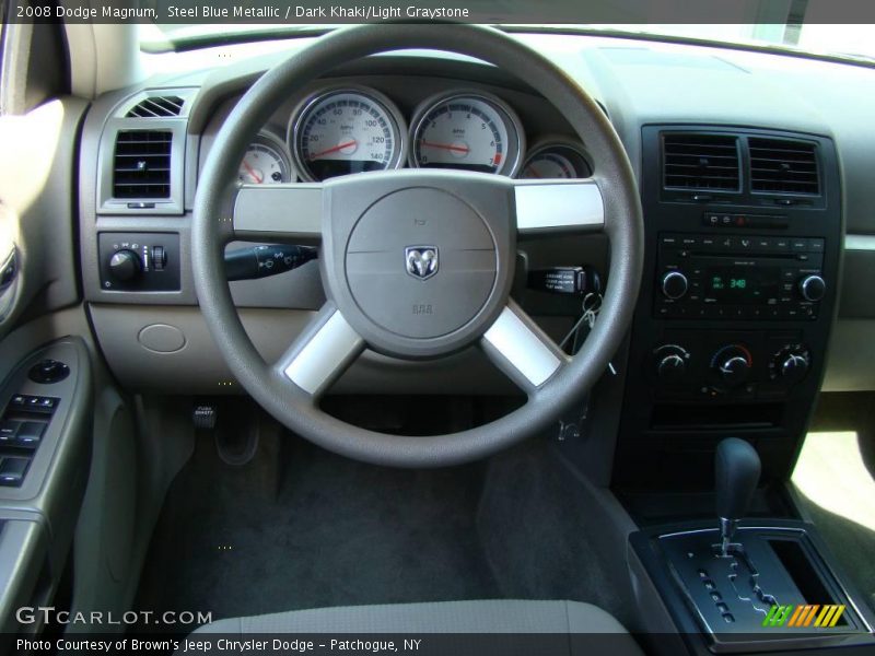 Steel Blue Metallic / Dark Khaki/Light Graystone 2008 Dodge Magnum
