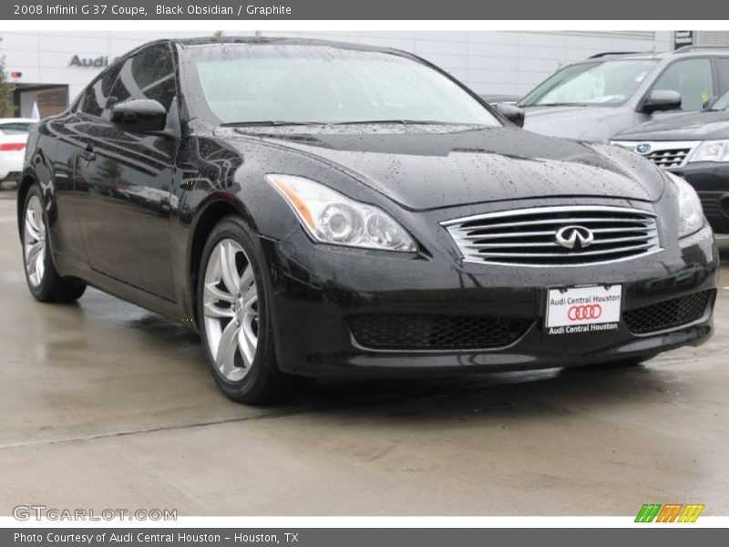 Black Obsidian / Graphite 2008 Infiniti G 37 Coupe