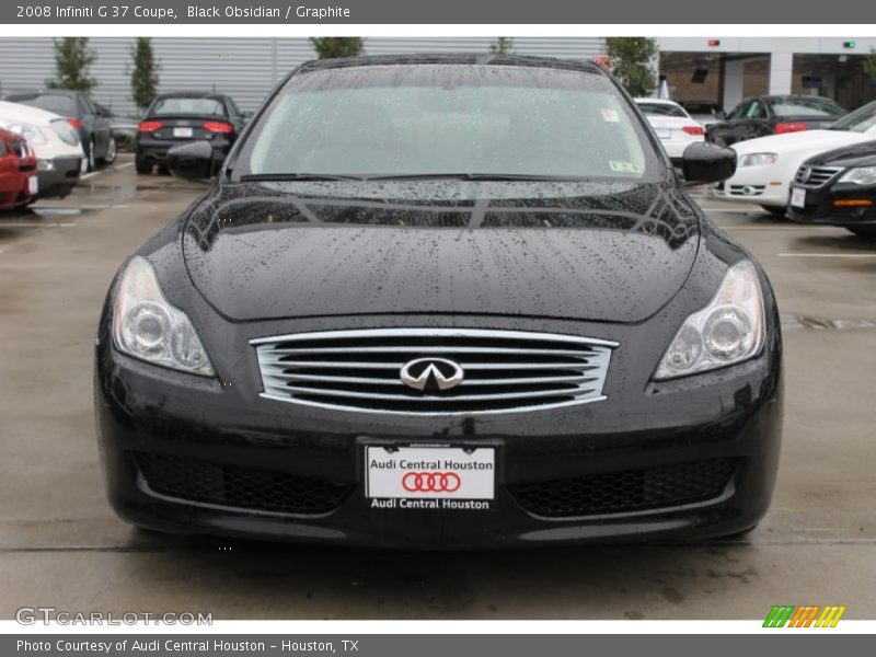 Black Obsidian / Graphite 2008 Infiniti G 37 Coupe