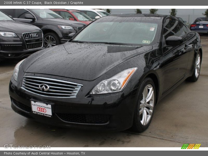 Black Obsidian / Graphite 2008 Infiniti G 37 Coupe