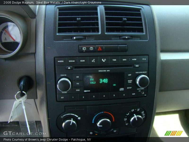 Steel Blue Metallic / Dark Khaki/Light Graystone 2008 Dodge Magnum