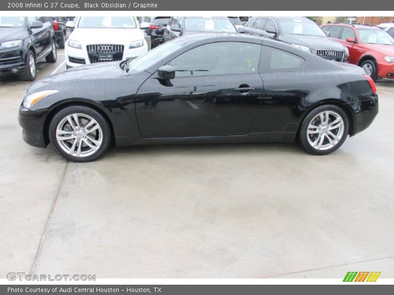 Black Obsidian / Graphite 2008 Infiniti G 37 Coupe