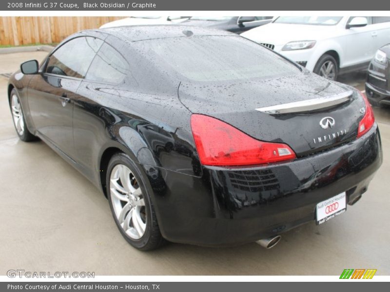 Black Obsidian / Graphite 2008 Infiniti G 37 Coupe