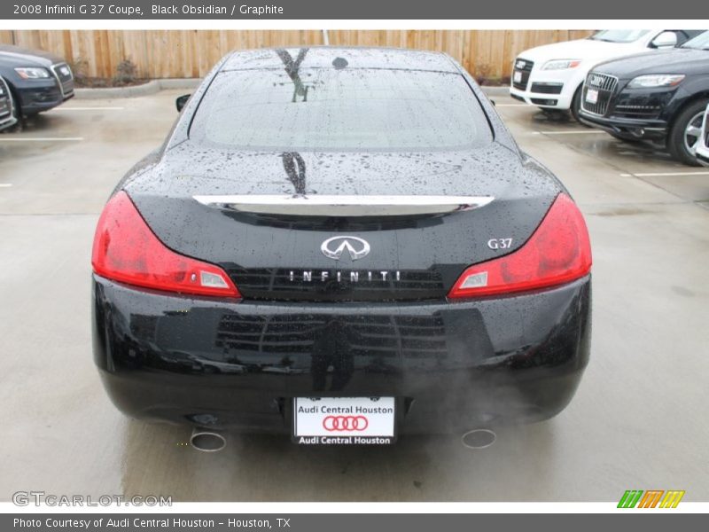 Black Obsidian / Graphite 2008 Infiniti G 37 Coupe