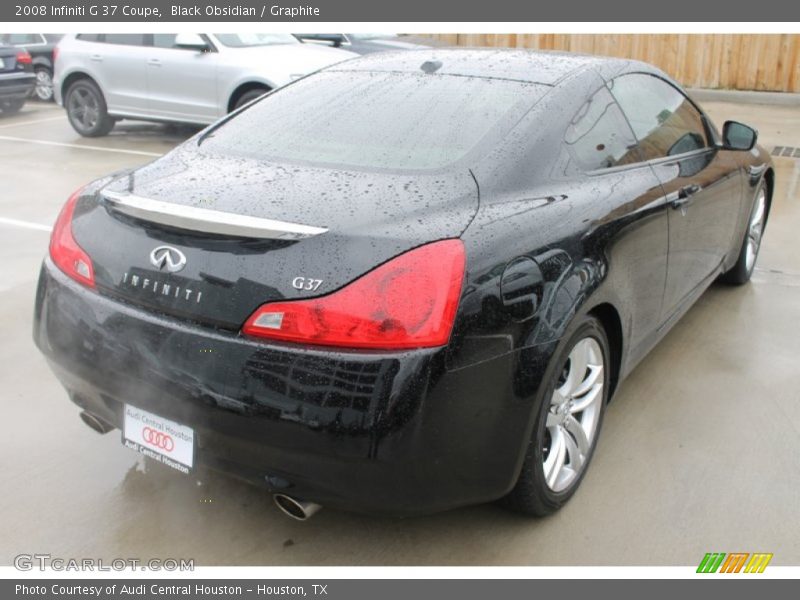 Black Obsidian / Graphite 2008 Infiniti G 37 Coupe