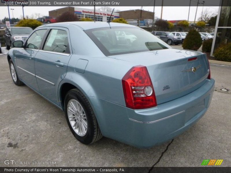 Clearwater Blue Pearl / Dark Slate Gray 2008 Chrysler 300 Touring